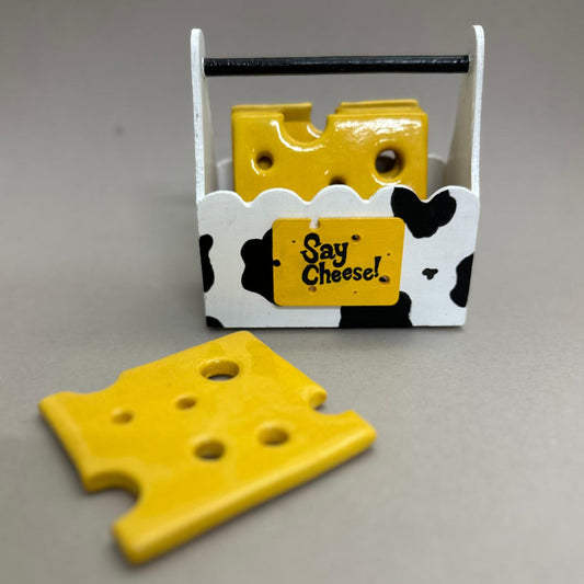 The SAY CHEESE! coasters